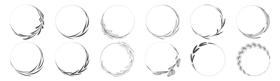Wreath21 Illustrazione stock