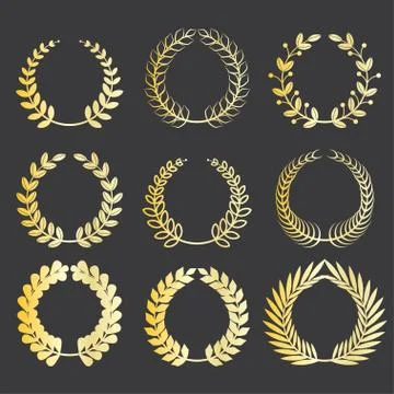 Wreaths Stock Illustration