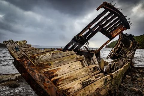 Wreck of the Dayspring Stock Photos