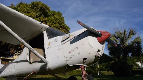 Wreck plane 5 Stock Footage 31522227
