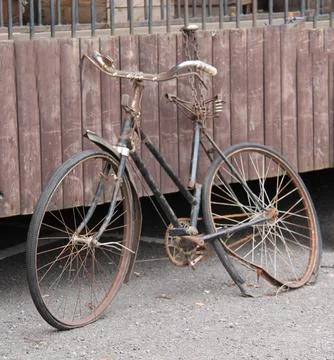 Wrecked Bicycle. Fotos de archivo