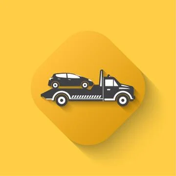 Wrecker sign Stock Illustration