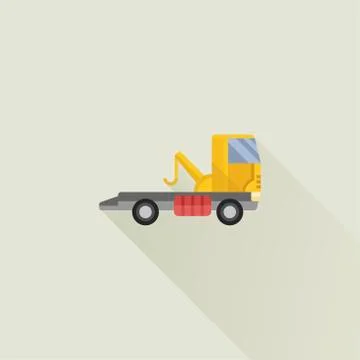 Wrecker vector icon flat style Stock Illustration