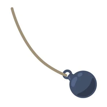 Wrecking ball. Destruction Stock Illustration