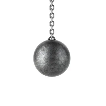 Wrecking ball Stock Illustration