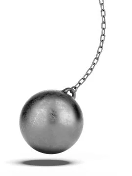 Wrecking ball Stock Illustration