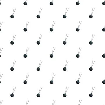Wrecking ball pattern illustrating demolition and destruction Stock Illustration