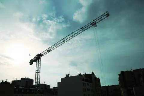 Wrecking crane Stock Photos