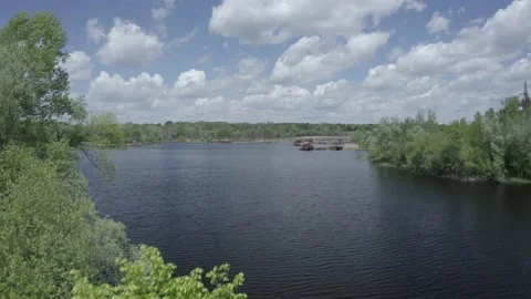 Wrecks in the Chernobyl Exclusion Zone. Stock-Footage 155244585