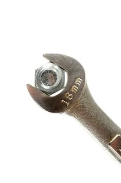 Wrench and bolt Stock Photos