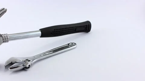 Wrench and Hammer Stock Footage 60738491