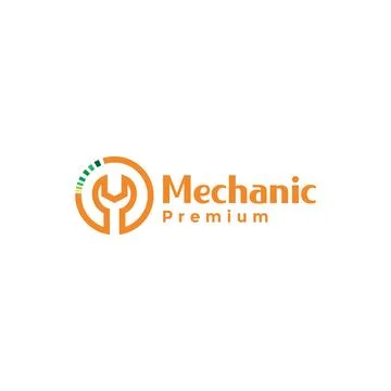 Wrench with circle load abstract logo symbol icon vector graphic design ill.. イラスト素材