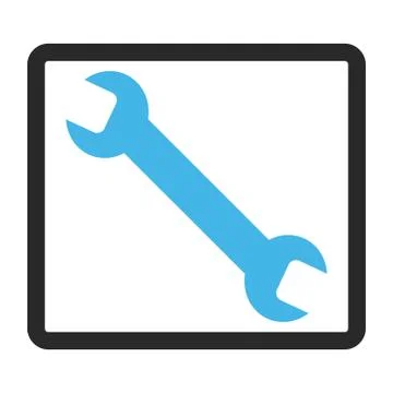 Wrench Framed Vector Icon イラスト素材