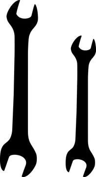 Wrench Icon in Flat Style. Vector Illustration. Stock Illustration