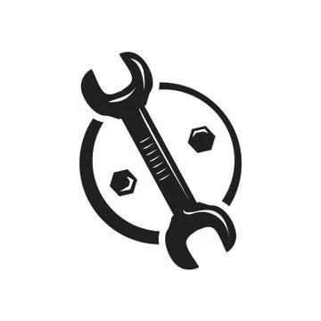 Wrench icon Stock Illustration