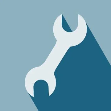 Wrench Icon Illustrazione stock
