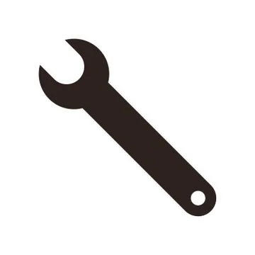 Wrench icon Illustrazione stock