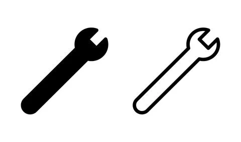 Wrench icon vector. construction and repair icon Stock Illustration