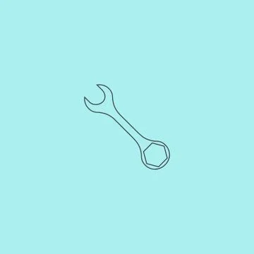 Wrench icon , vector illustration Stock Illustration