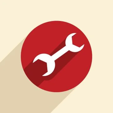 Wrench. Illustrazione stock