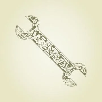 Wrench Stock Illustration