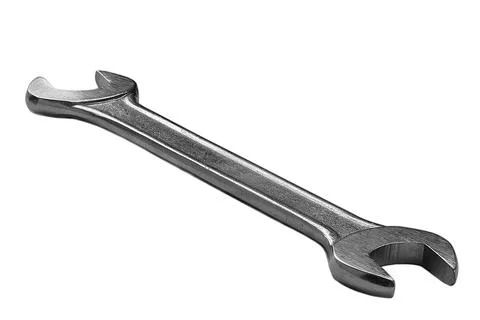 Wrench isolate on a white background Stock Photos