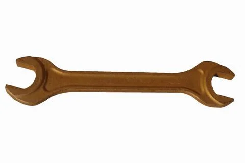 Wrench isolated . Stock Photos