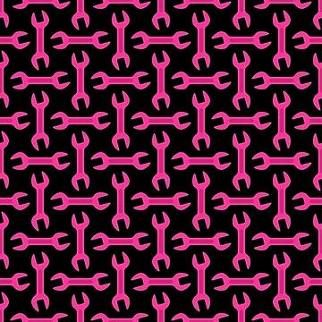 Wrench pattern seamless. Repair Tool background. Vector texture Illustrazione stock