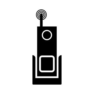 Wrench with pencil icon Stock Illustration