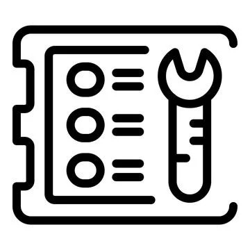 Wrench representing technical seo checklist for website optimization イラスト素材