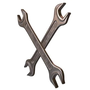 Wrench. Spanner repair tool. イラスト素材