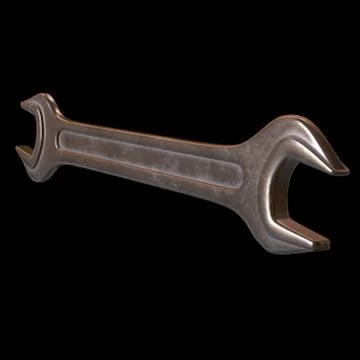 Wrench. Spanner repair tool. イラスト素材