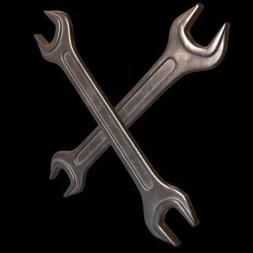 Wrench. Spanner repair tool. 스톡 일러스트