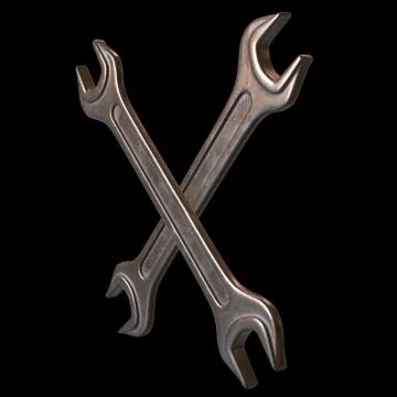 Wrench. Spanner repair tool. イラスト素材