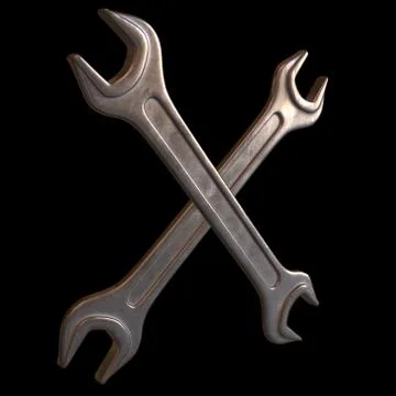 Wrench. Spanner repair tool. イラスト素材