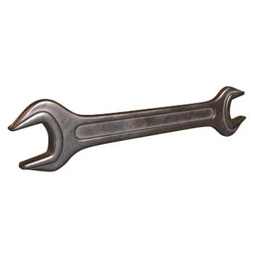 Wrench. Spanner repair tool. Illustrazione stock