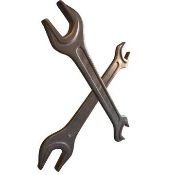 Wrench. Spanner repair tool. イラスト素材