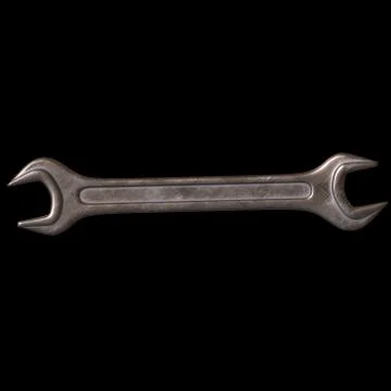 Wrench. Spanner repair tool. Illustrazione stock