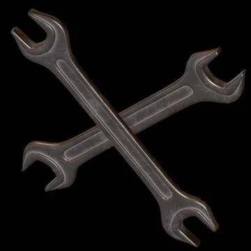 Wrench. Spanner repair tool. イラスト素材