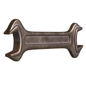 Wrench. Spanner repair tool. Illustrazione stock