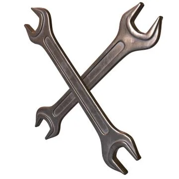 Wrench. Spanner repair tool. イラスト素材