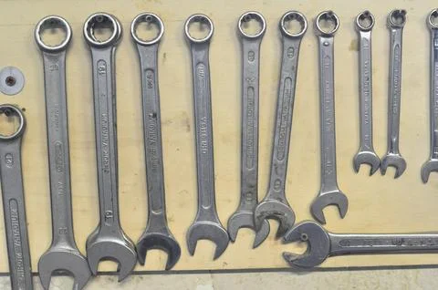 Wrench spanner tool in Milan Stock Photos