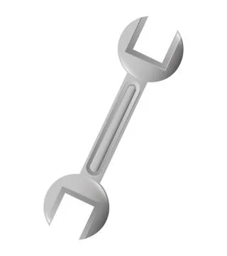 Wrench tool construction icon Stock Illustration
