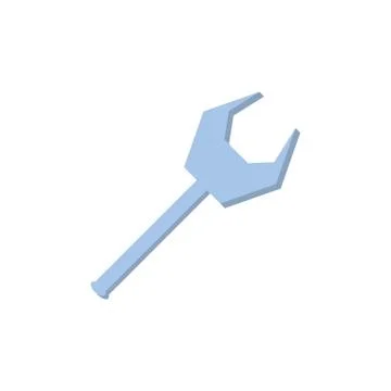 Wrench tool isolated icon 스톡 일러스트