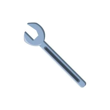 Wrench tool isolated icon 스톡 일러스트