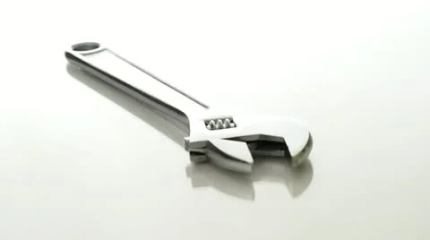Wrench Tool Rotating Stock Footage 21972105