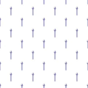 Wrench tool seamless pattern for repair and maintenance Illustrazione stock