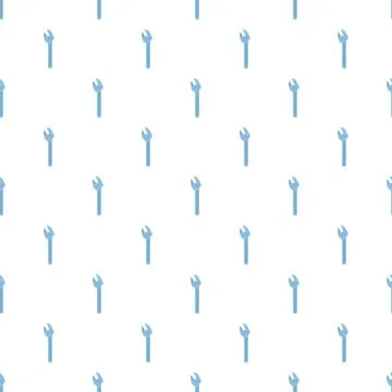 Wrench tools pattern creating seamless background design イラスト素材