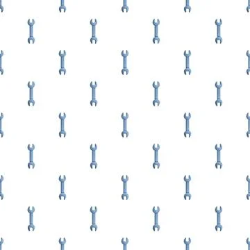 Wrench tools seamless repeating background pattern Stockillustratie