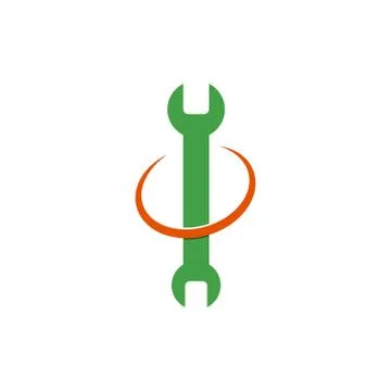Wrench vector design template illustration Stock Illustration